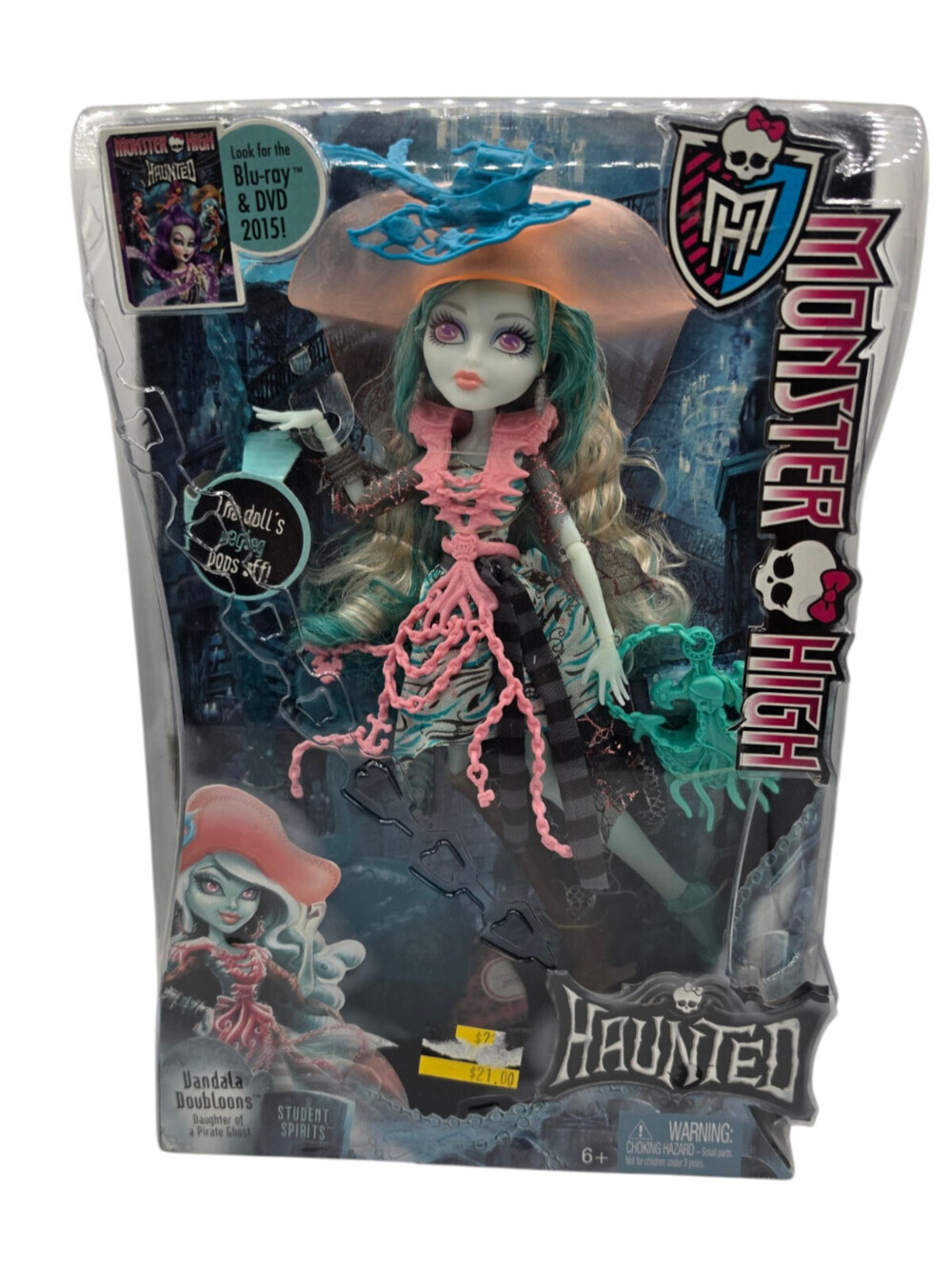 Monster High Vandala Doubloons Haunted 11in Fashion Doll Articulated Unopened